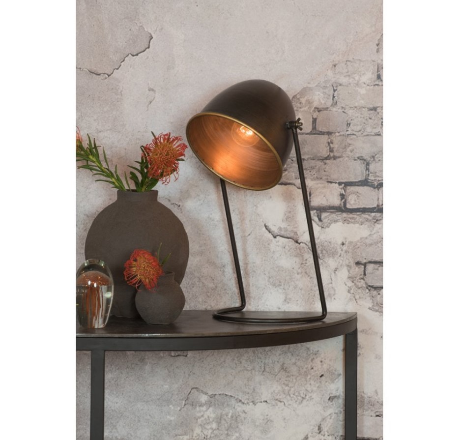 Light & Living Tafellamp PERCY - donker brons Light & Living Tafellamp PERCY - donker brons
